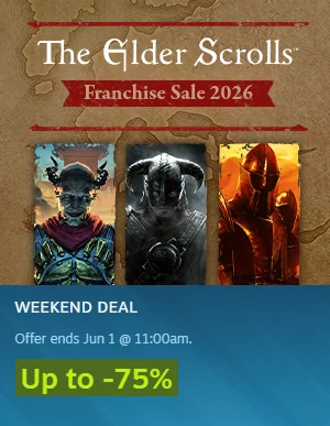 Steam Elder Scrolls franchise sale features Hammerfell map artwork